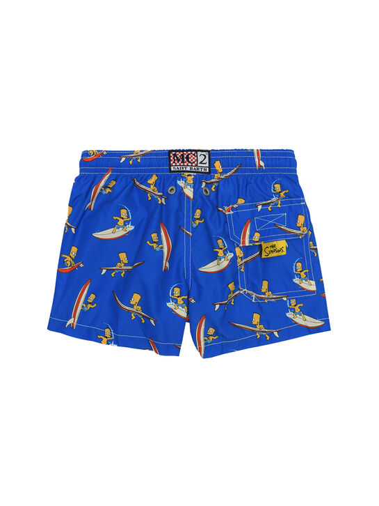 Синие шорты для купания с принтом &quot;Барт Симпсон&quot; Saint Barth , арт.  | Фото 2
