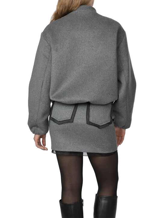 Бомбер с накладным карманом, серый ALINE , арт.  | Фото 6