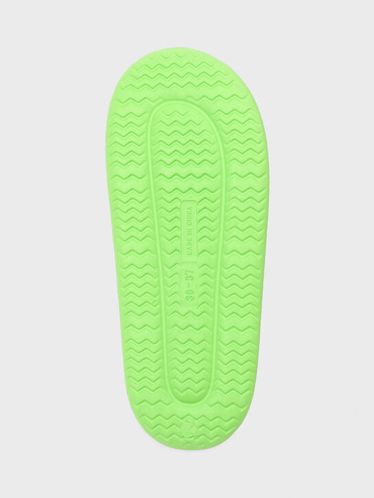 Шлепанцы салатового цвета Diesel , арт.  | Фото 12