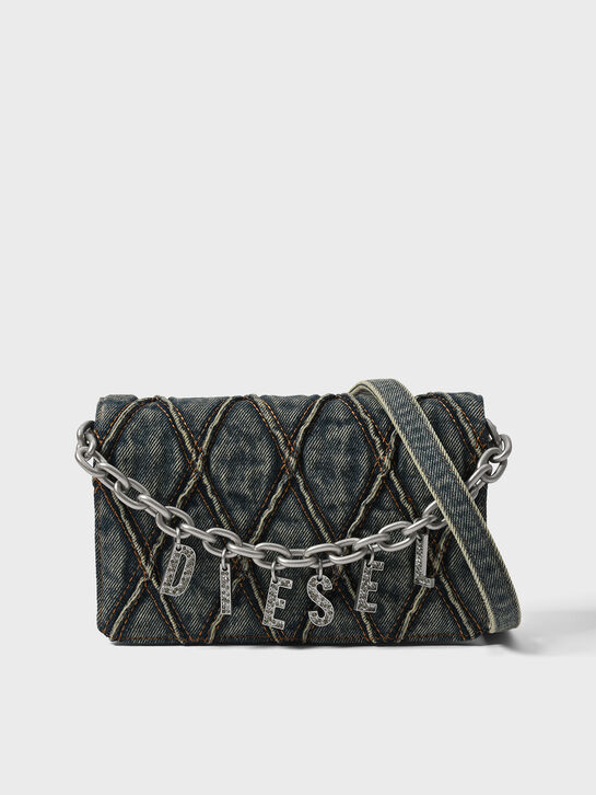 Сумка-клатч джинсовая на цепочке, синяя Diesel , арт.  | Фото 7