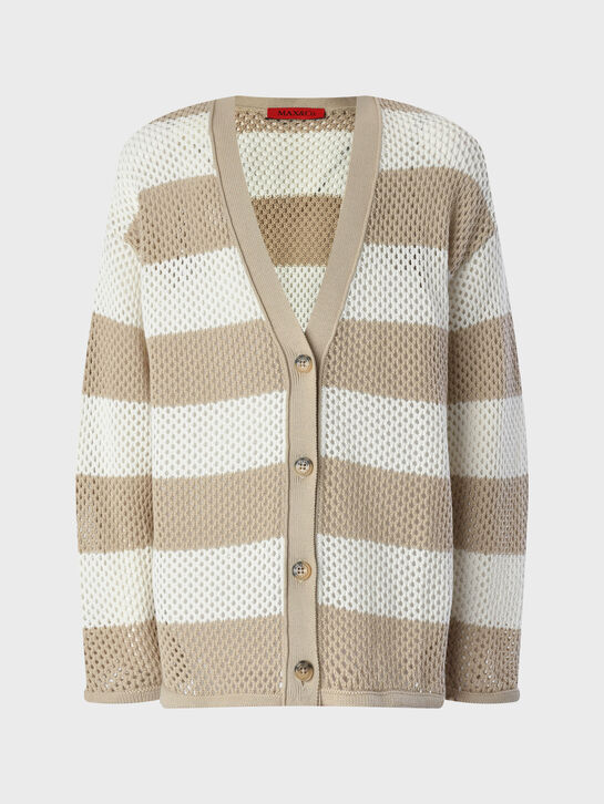 Кардиган в полоску, вязаный Max&Co , арт.  | Фото 1