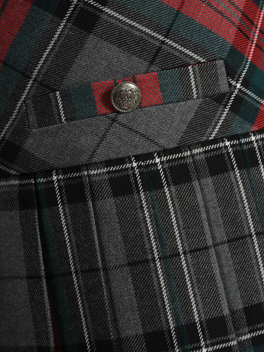 Юбка в серо-красную клетку Eirene , арт.  | Фото 3