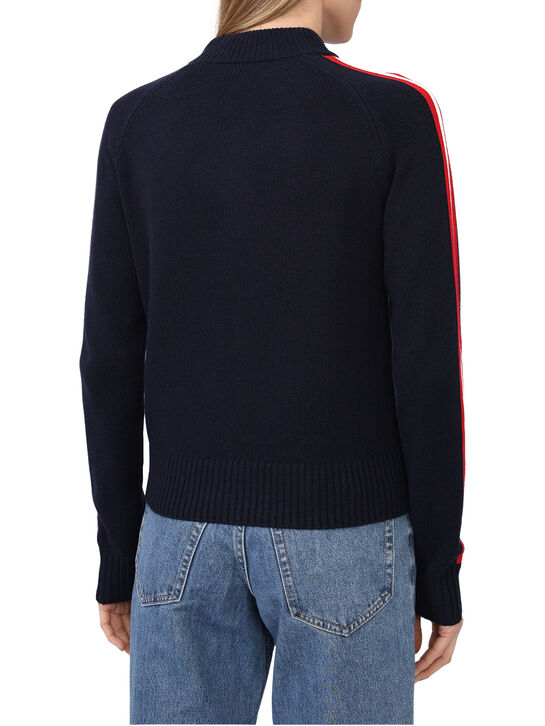 Джемпер с декором SKI LOVER, интарсия Saint Barth , арт.  | Фото 4