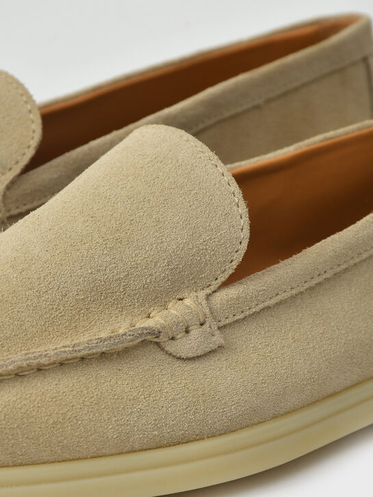 Лоферы замшевые, кремовые Gallucci , арт.  | Фото 7