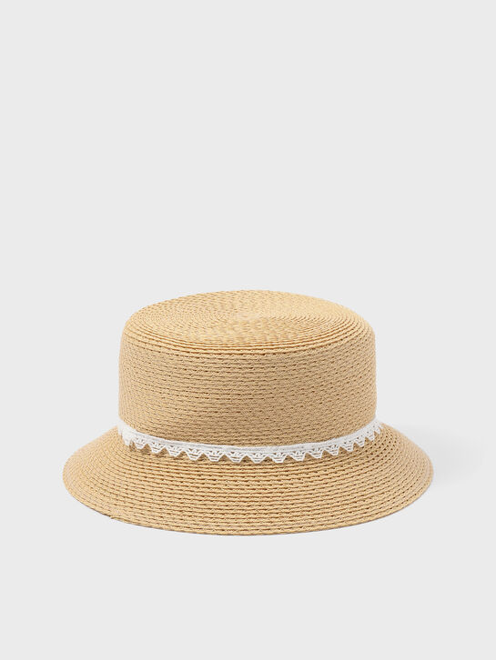 Плетеная шляпа с тесьмой Emporio Armani , арт.  | Фото 4