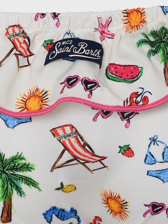 Купальник с цветочным принтом Saint Barth , арт.  | Фото 6