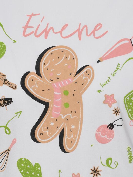 Пижама с принтом &quot;имбирный пряник&quot; Eirene , арт.  | Фото 11