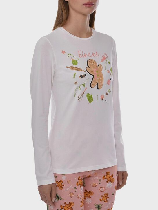 Пижама с принтом &quot;имбирный пряник&quot; Eirene , арт.  | Фото 3