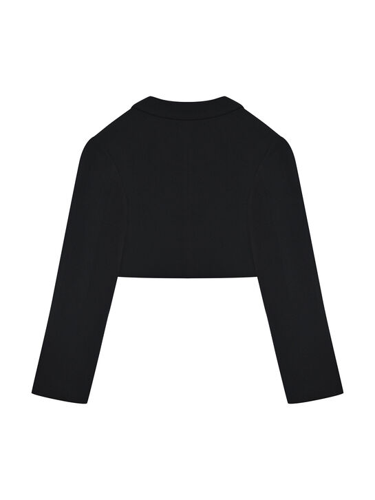 Пиджак укороченный, черный Elisabetta Franchi , арт.  | Фото 3