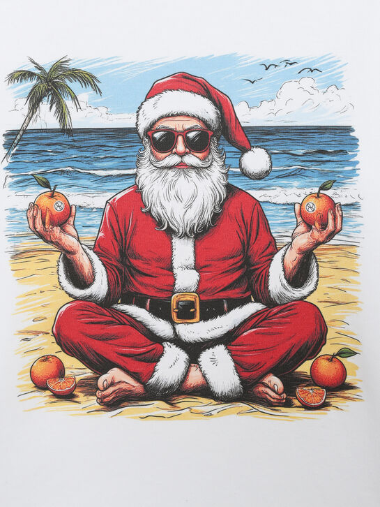 Пижама с принтом &quot;Дед Мороз на пляже&quot; Dan Maralex , арт.  | Фото 6