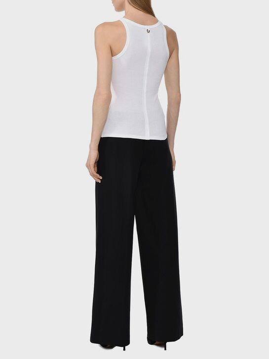 Топ-майка с маленькой подковкой сзади, белый Dorothee Schumacher , арт.  | Фото 4