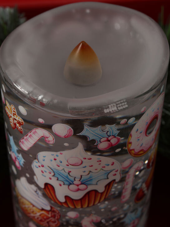 Светодиодная свеча водяная 8×8×20,5 см Timstor , арт.  | Фото 6