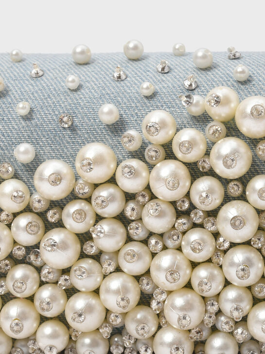 Сумка джинсовая с жемчугом Maison Ava , арт.  | Фото 7