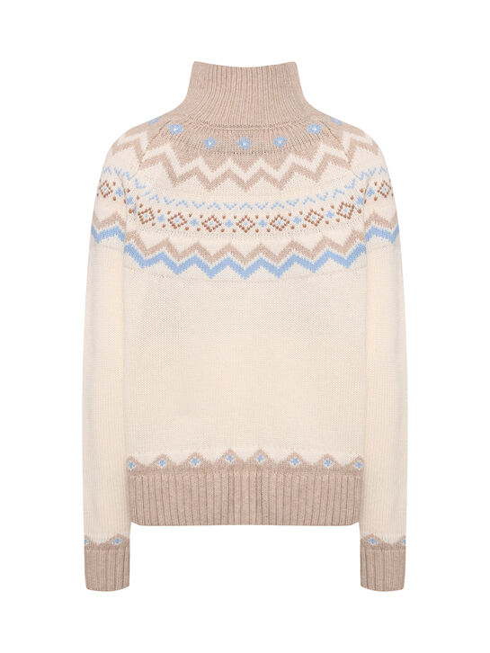 Джемпер с лого, кремовый Saint Barth , арт.  | Фото 6