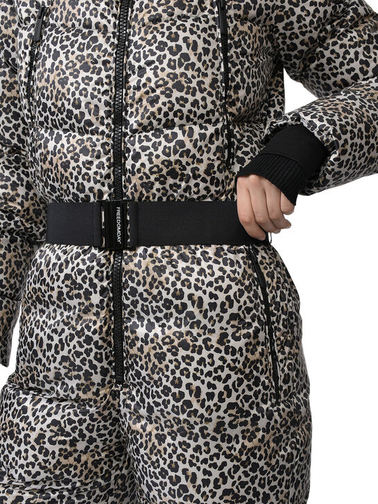 Комбинезон с меховой опушкой на капюшоне, леопардовый Freedomday , арт.  | Фото 5