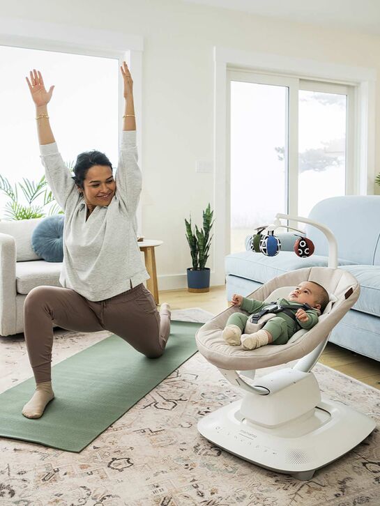 Кресло-качалка Mamaroo Charlie Sand Melange UPPAbaby , арт.  | Фото 10