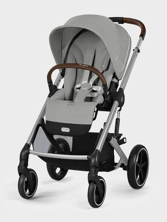 Коляска Balios S Lux SLV Stone Grey с дождевиком CYBEX , арт.  | Фото 1