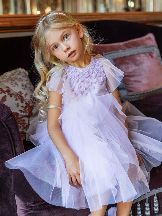 Платье с пайетками и стразами Maison Ava , арт.  | Фото 3