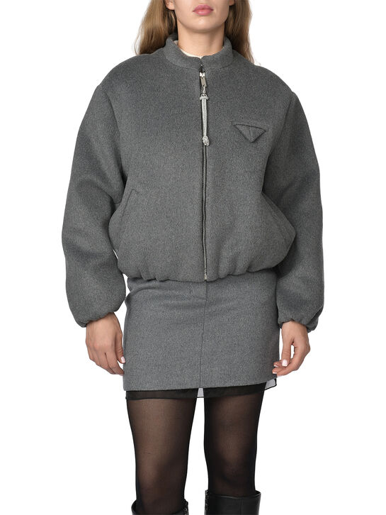 Бомбер с накладным карманом, серый ALINE , арт.  | Фото 5