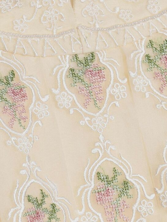 Платье с цветочной вышивкой и рукавами-фонариками Maison Ava , арт.  | Фото 4