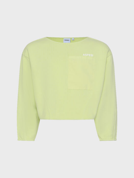 Толстовка с лого, зеленая ASPESI , арт.  | Фото 1