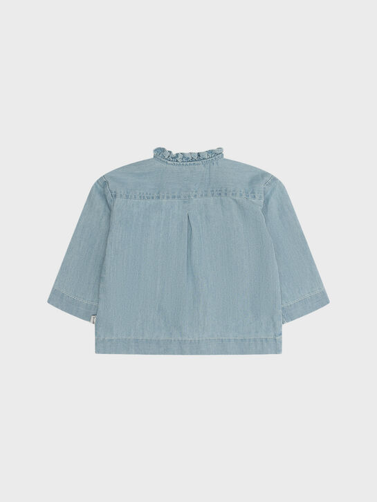 Пиджак с накладными карманами, голубой Sanetta , арт.  | Фото 2