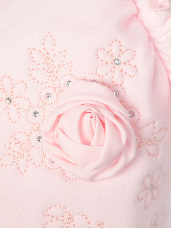 Розовая шапка с вышивкой Jan&Sofie , арт.  | Фото 3