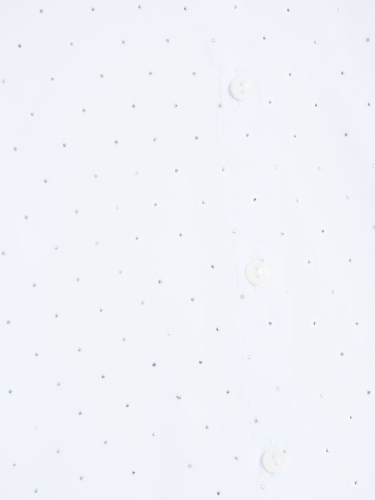 Рубашка со стразами, белая Dan Maralex , арт.  | Фото 3