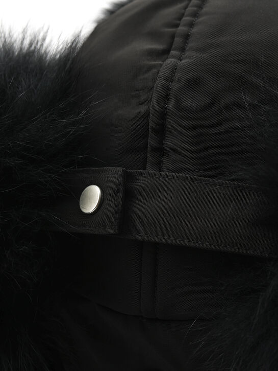 Шапка-ушанка из меха лисы Yves Salomon , арт.  | Фото 5