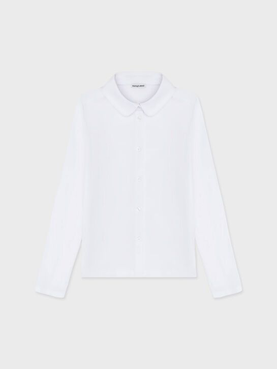 Белая рубашка из трикотажа KengLabel , арт.  | Фото 1