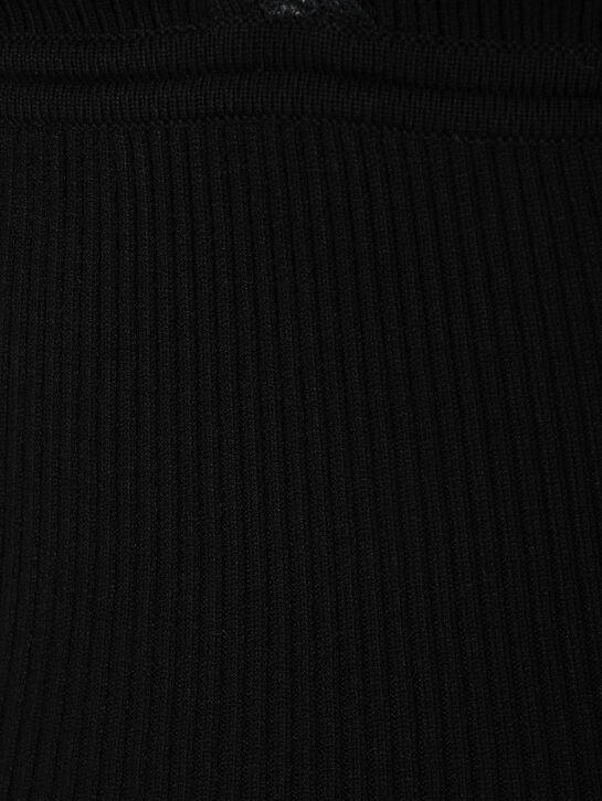 Топ с трикотажными бретелями, черный Blumarine , арт.  | Фото 7