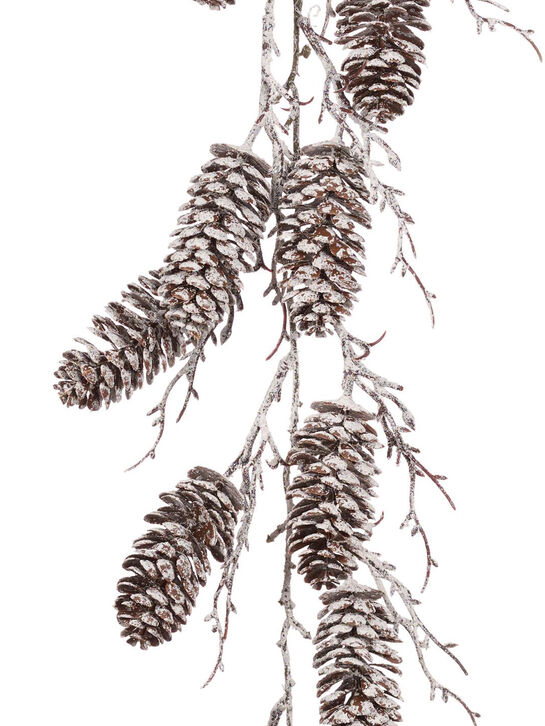 Гирлянда из снежных шишек и веточек, 152 см Goodwill , арт.  | Фото 1