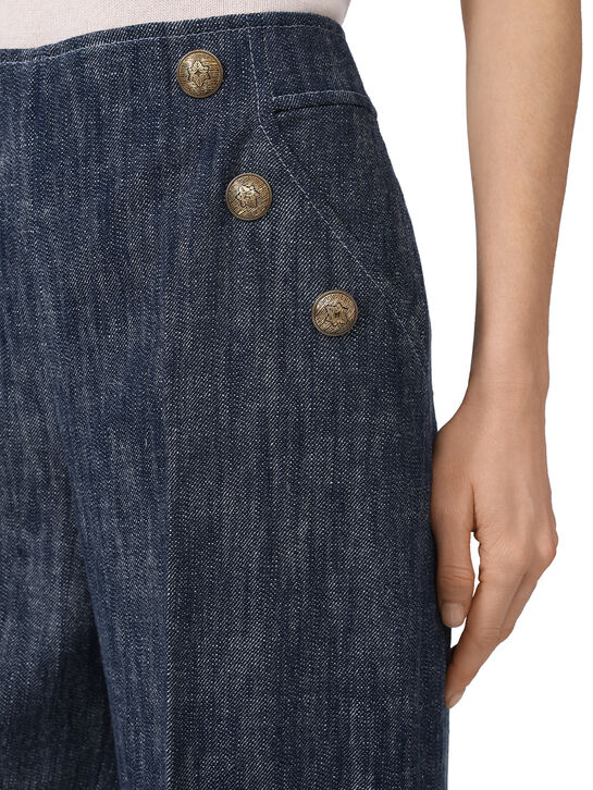 Джинсы с золотыми пуговицами Weill , арт.  | Фото 7