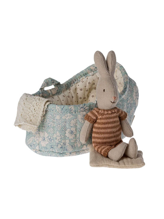 Игрушка Кролик в микрокроватке-переноске Maileg , арт.  | Фото 1