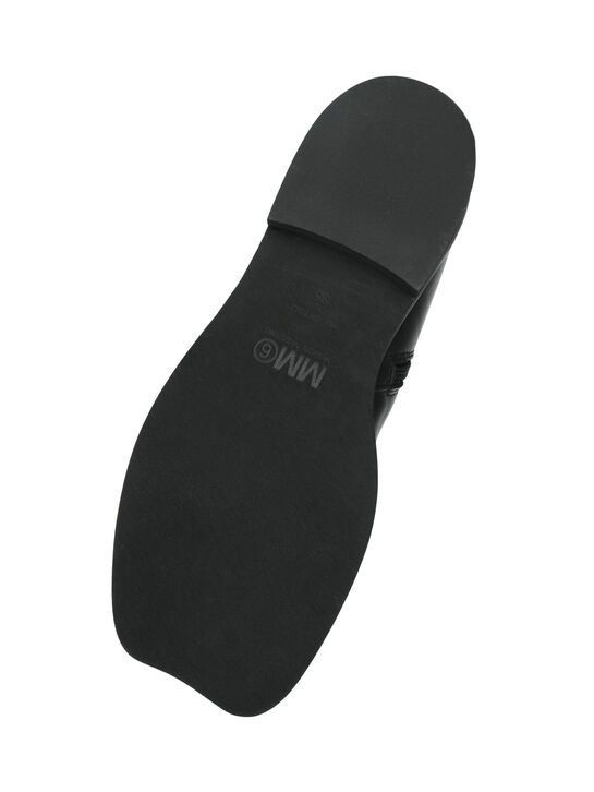 Сапоги с белым лого, черные MM6 , арт.  | Фото 7