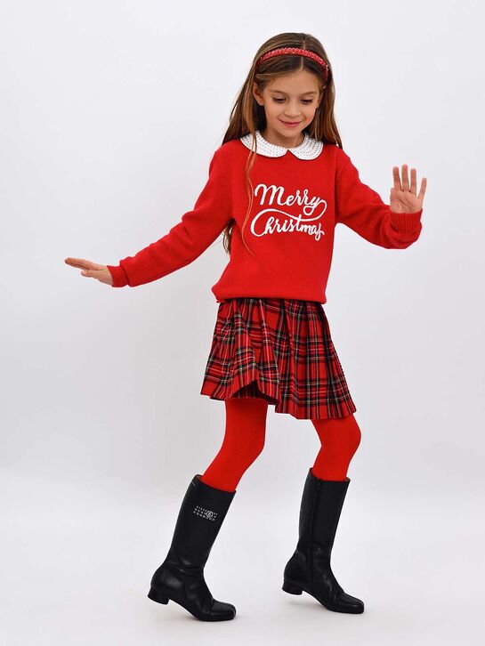 Юбка в шотландскую клетку Monnalisa , арт.  | Фото 3