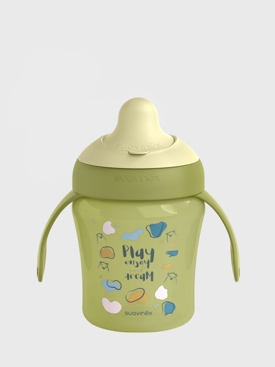 Поильник с ручками и носиком LEARNING CUP, 200 мл, BEARS от 6+ мес Suavinex , арт.  | Фото 1
