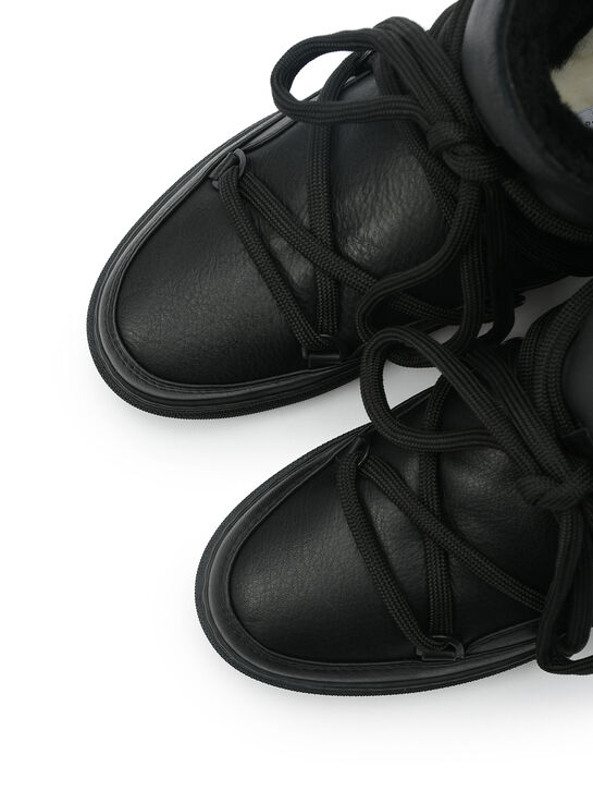 Мунбуты кожаные, черные INUIKII , арт.  | Фото 4