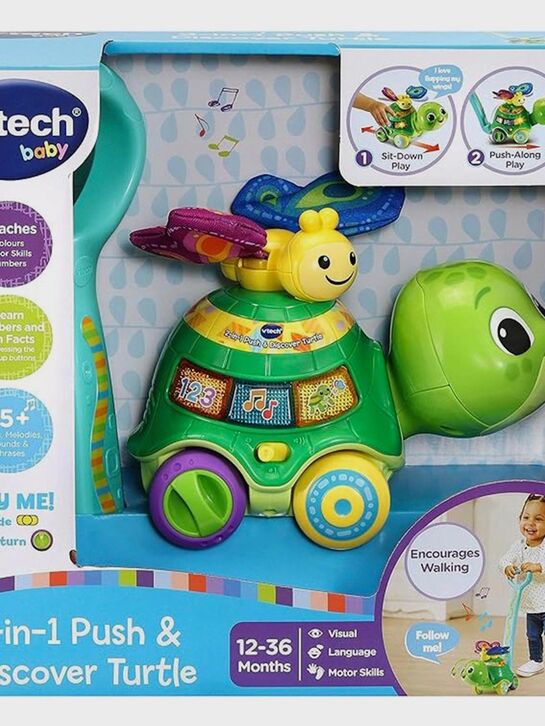 Черепаха &quot;Толкай и Изучай&quot; 2 в 1 Vtech , арт.  | Фото 2