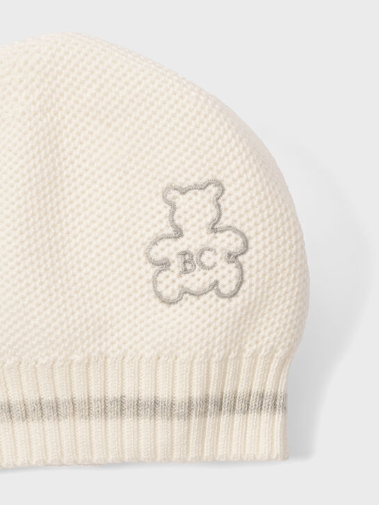 Шапка вязаная с мишкой Brunello Cucinelli , арт.  | Фото 3