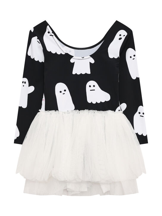 Платье с принтом привидений, черное Stella McCartney , арт.  | Фото 2