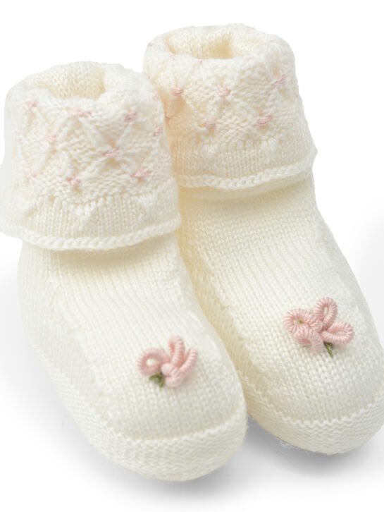 Пинетки из шерсти, белые Tomax , арт.  | Фото 5