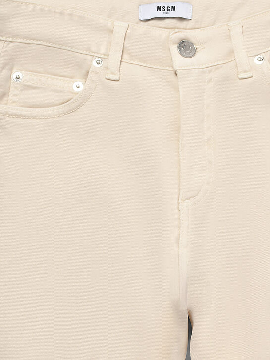 Зауженные джинсы, кремовые MSGM , арт.  | Фото 3