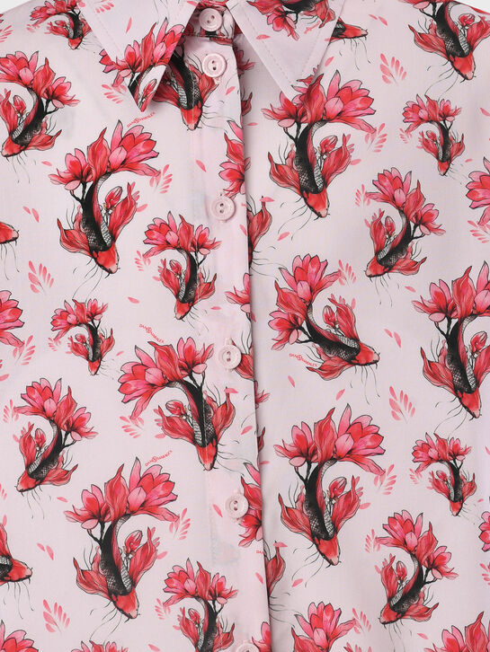 Комплект: рубашка и шорты, с принтом &quot;рыбки&quot; Dan Maralex , арт.  | Фото 7