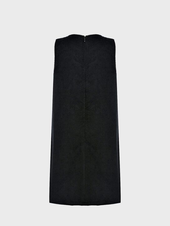 Вельветовый сарафан с черно-белым кантом Eirene , арт.  | Фото 10