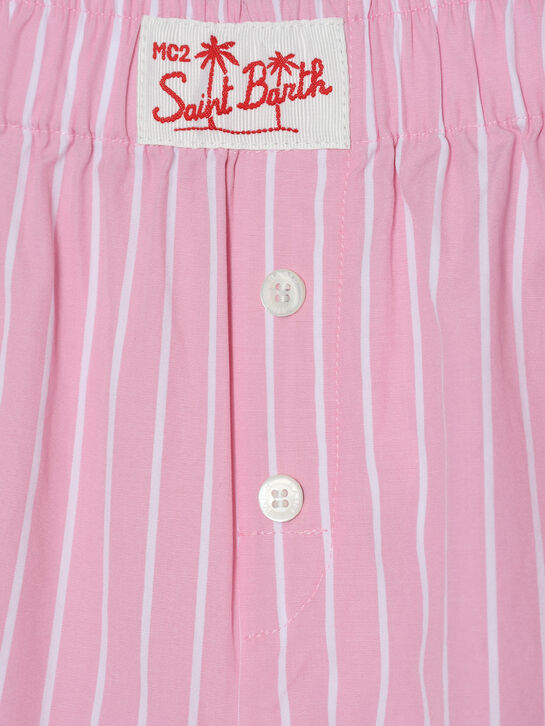 Шорты в полоску, пижамный стиль Saint Barth , арт.  | Фото 3