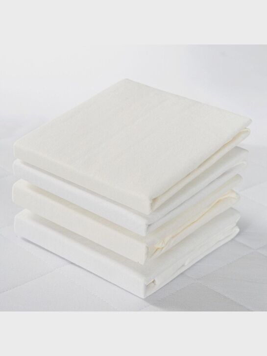 Простыня на резинке хлопковая safe asleep®, белая Roba , арт.  | Фото 4