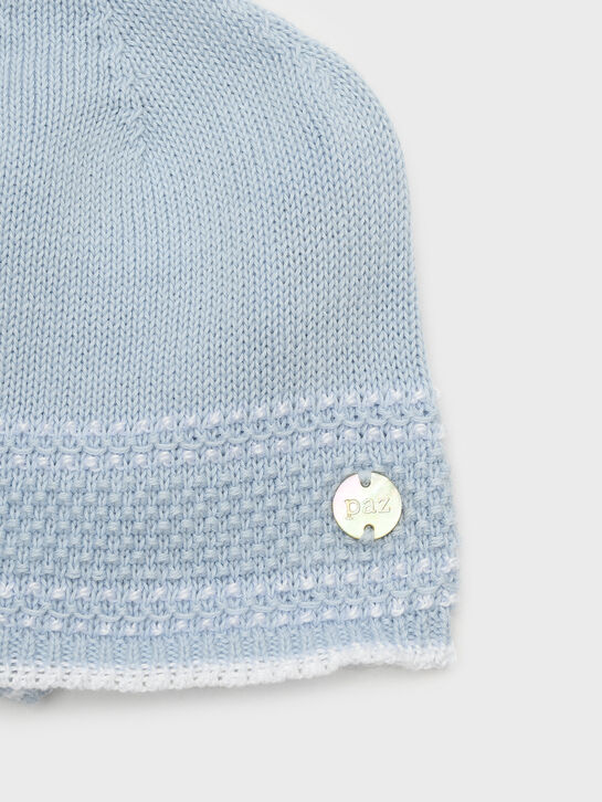 Шапка вязаная, голубая Paz Rodriguez , арт.  | Фото 3
