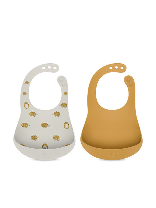 Набор детских нагрудников с кармашком, 2шт. Регулируется на шее ребенка. Suavinex , арт.  | Фото 1