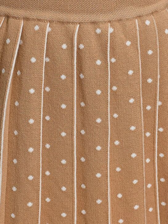 Юбка в горошек, бежевая KengLabel , арт.  | Фото 3